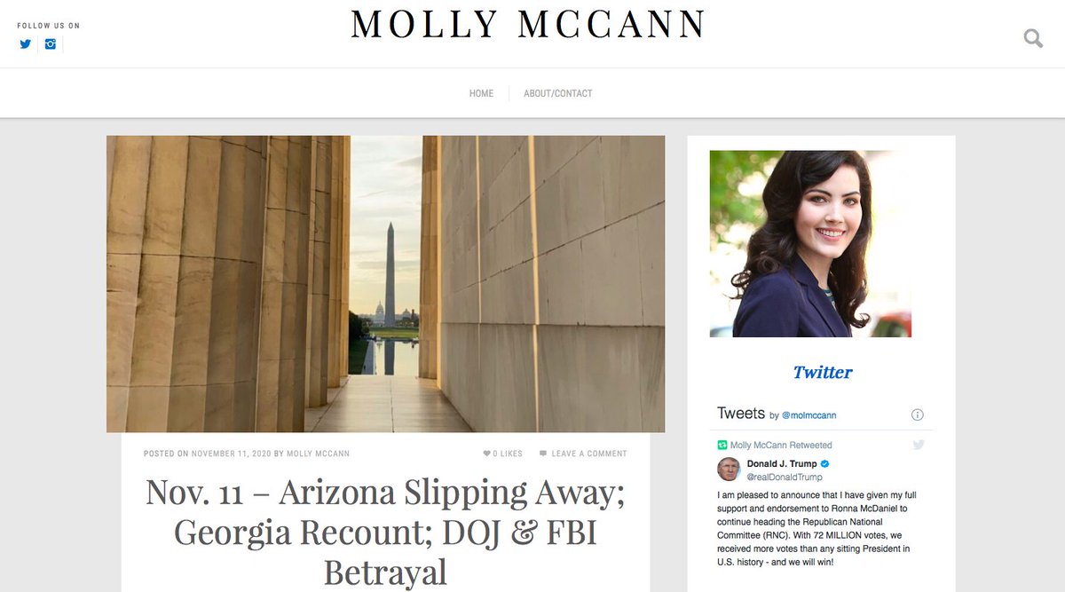 In this article &amp; read every word, @molmccann addresses reality and is brutally honest. She is brilliant &amp; an American Patriot.
God bless @noreenmccann101 
@SidneyPowell1 
@EagleEdMartin 
@BorisEP 
@RudyGiuliani 
@marklevinshow 
@RealRLimbaugh 